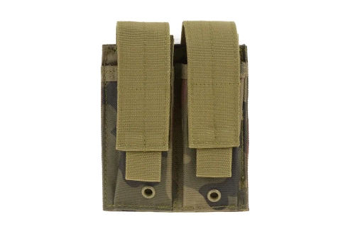 GFC Tactical - Dvojité pouzdro na pistolové zásobníky - MOLLE - Nylon - Vz. 93 PL Woodland - GFT-19-011404