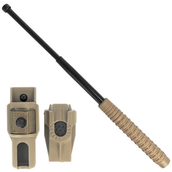 ESP - Teleskopický obušek s tvrzeným třecím zámkem Friction Lock - 16" - černý/kaki - ExB-16H-KH BH-54