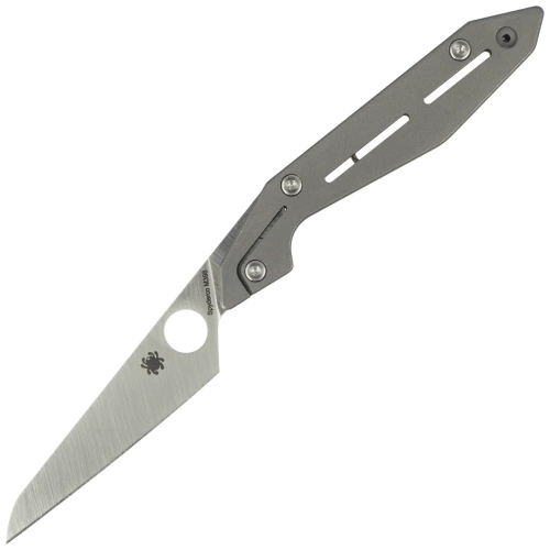 Spyderco - Zavírací nůž Nand Gray Titanium Satin - M398 - šedá - C270TIP