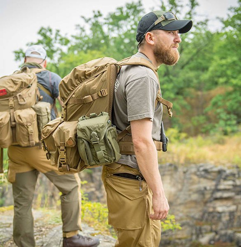 Helikon - Brašna Essential Kitbag® - směs nylonu a polyesteru - černá / šedá melanž - TB-EKB-NP-M1