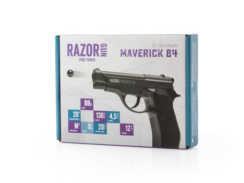 RazorGun - Pistole Maverick 84 - Černá - 4,5 mm - 337-005 