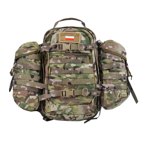 WISPORT - Batoh Sparrow 20 II se dvěma bočními kapsami - 20 + 10 l - Multicam