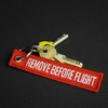 Mil-Tec - kroužek na klíče Remove Before Flight - červený - 15901009