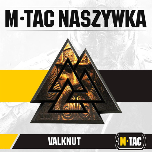 M-Tac - 3D PVC nášivka Valknut - Black / Coyote - 51161205