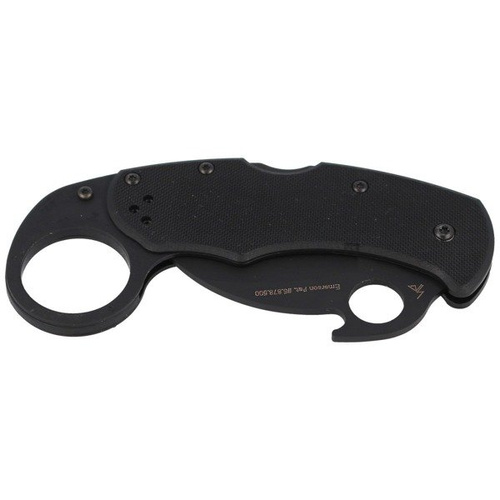 Spyderco - Nůž Karahawk™ G-10 All Black Plain Edge - C170GBBKP