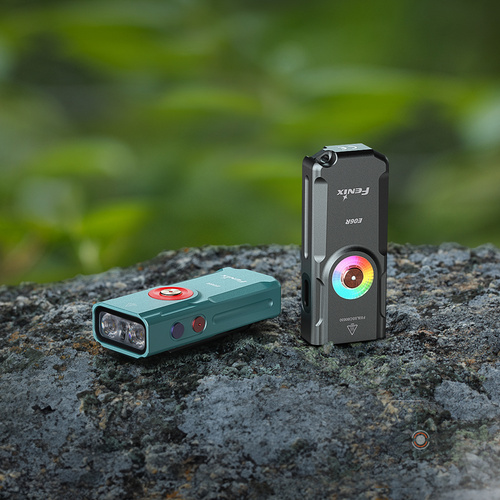 Fenix - Svítilna na klíče E06R - 700 lm - UV/laser - USB-C - Magnet - Šedá - E06R.12111