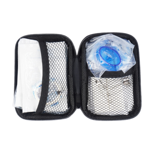 Fosco Industries - Lékárnička s vybavením - 28 položek - Černá - 469480