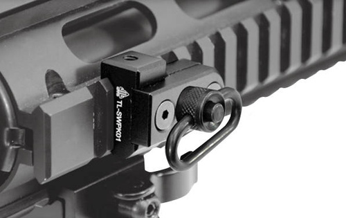 UTG - Adaptér pro otočný závěs QD - Picatinny / KeyMod - černý - TL-SWPK01