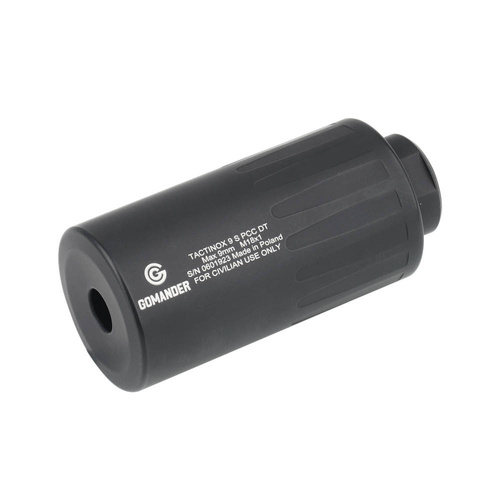 Gomander - Tactinox 9 S PCC DT Silencer - Cal. 9 mm - M18 x 1 - černý - TB0.9122-3 M18x1-BK