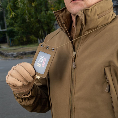 M-Tac - Pouzdro na odznaky s průhledným panelem - Coyote - 10131005