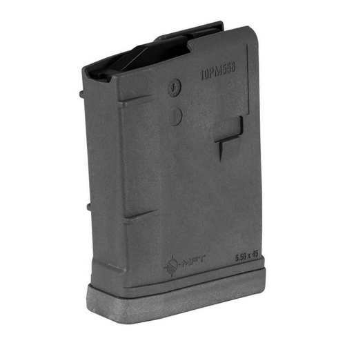 MFT - Polymerový zásobník pro AR-15 / M4 - 5,56 x 45 mm/.223/.300 AAC Blackout - 10 nábojů - černý - 10PM556BAG-BL