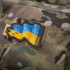 M-Tac - nášivka s vlajkou Ukrajiny - výšivka - Cordura 500D - levá - zelená Ranger - 51298023