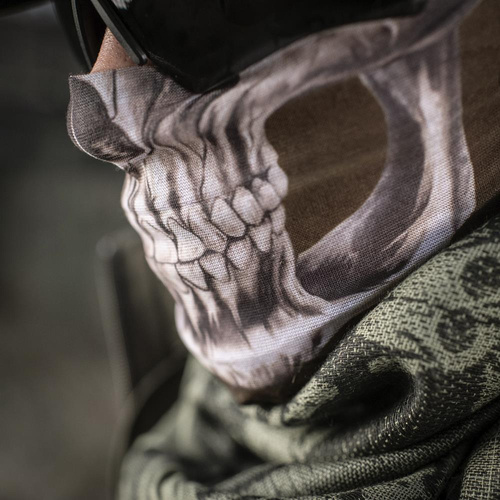M-Tac - Lehká šála Reaper Skull - Olive Drab - HLI-SSB-OD