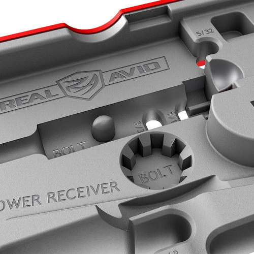 Real Avid - Blok pro kováře zbraní AR-15 Master Bench Block - AVAR15MBB
