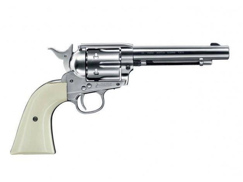 Umarex - Vzduchovka Colt SAA .45-5,5" - Niklová perleť - 4,5 mm kuličky - 5.8307