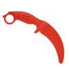 K25 - Tréninkový nůž Karambit - červený - 32335