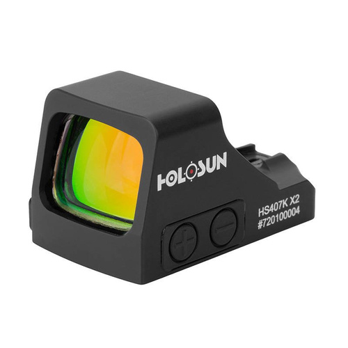 Holosun - Kolimátor HS407K Open Reflex SubCompact Pistol Sight - Černá - HS407K X2