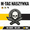 M-Tac - No Knife - No Life 3D PVC náplast - černá / bílá - 51128236