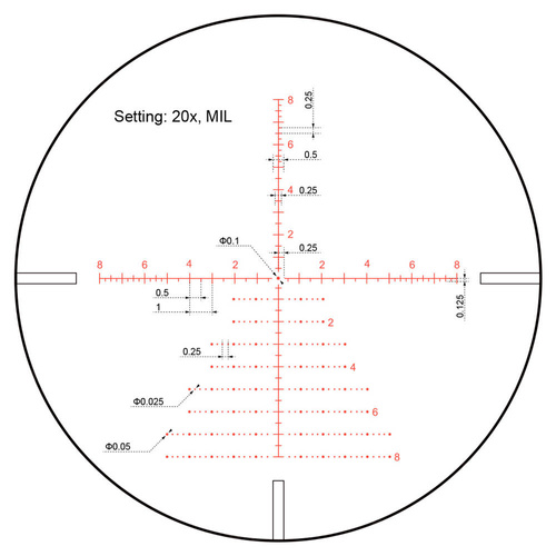 Vector Optics - Puškohled Continental x8 3-24 SFP Zero Stop - 56 mm - černý - SCOL-T50