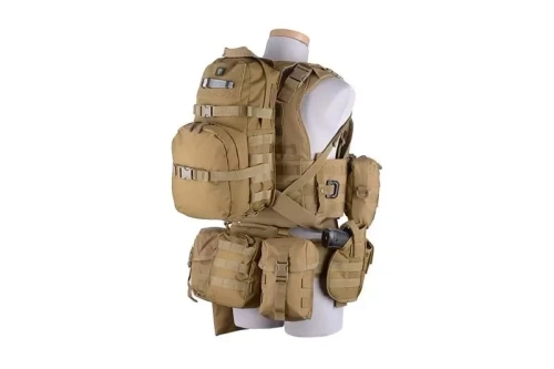 GFC Tactical - Univerzální pouzdro s pouzdrem na zásobníky - hnědé - GFT-29-007446
