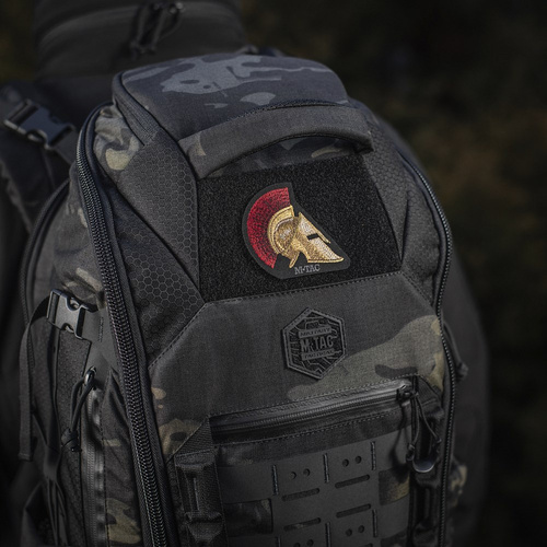 M-Tac - nášivka na přilbu Spartan - výšivka - 500D Cordura - zlatá/červená - 51333000