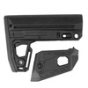 IMI Defense - Taktická pažba TS2 M16 / AR15 s patkou na zásobník a prodlouženou přetlačovanou deskou - Mil-Spec - černá - IMI-ZS107M
