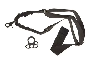 GFC Tactical - Jednobodový opasek pro ASG Replicas Bungee - černý - GFT-24-000228