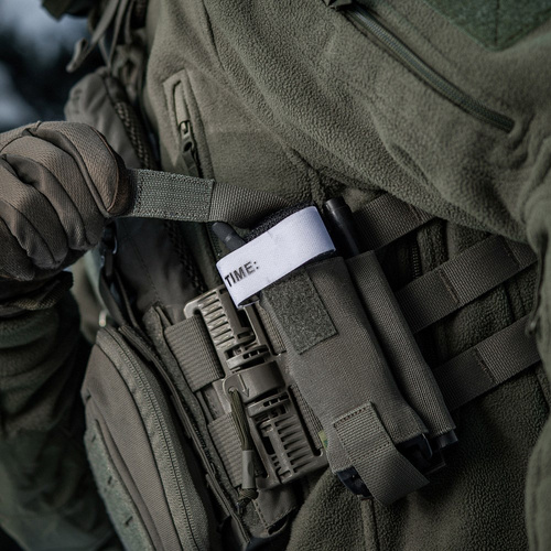 M-Tac - Taktická kapsa na škrtidlo s panelem Molle Gen. III - zelená Ranger - 10137323