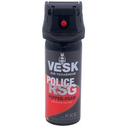 KKS - Pepřový sprej Vesk RSG Police - Proudový - Pěnový - 50 ml - 12050-F V