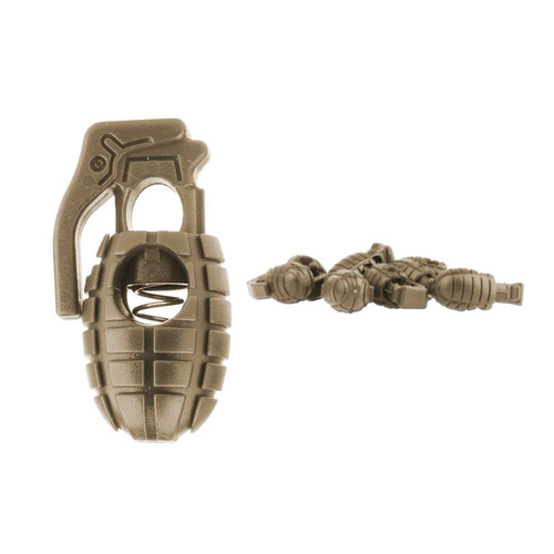 Mil-Tec - Ananasové zátky na šňůry - 10 ks - Coyote Brown - 13458235