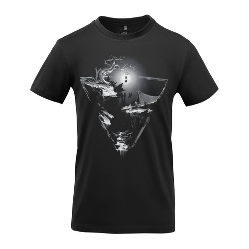 Helikon - Tričko Night Valley - černé - TS-NVL-CO-01