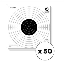 Range Solutions - Střelecké terče PSP TS-2 - 520 x 520 mm - 50 ks - RAN-14-022077