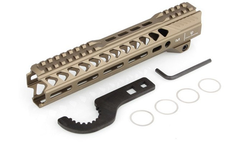 Strike Industries - Strike Rail Handguard pro AR-15 - 10" - Flat Dark Earth - SI-StrikeRail-10-FDE