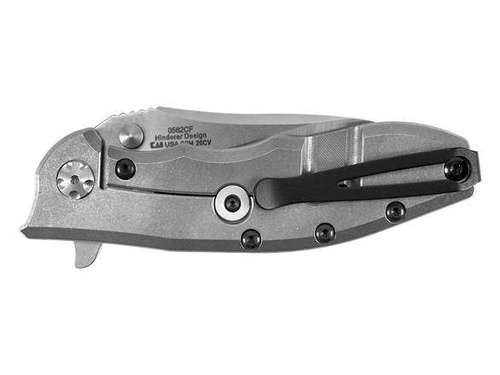Zero Tolerance - Zavírací nůž ZT Hinderer 0562CF - CPM 20CV - Black - 0562CF