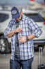 Helikon - Košile TRIP Nylon Blend - Indigo Plaid - KO-TRI-NB-P8