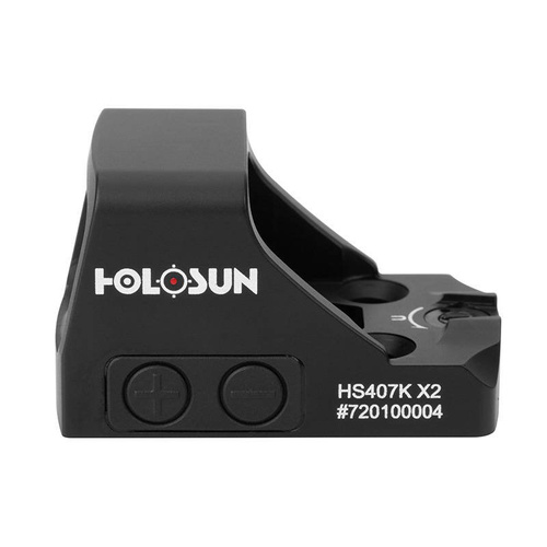 Holosun - Kolimátor HS407K Open Reflex SubCompact Pistol Sight - Černá - HS407K X2