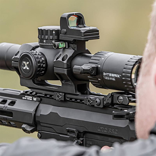 Leapers - Montážní držák Accu-Sync 34 mm s vodováhou a držákem MRDS - černý - MT-RTF4