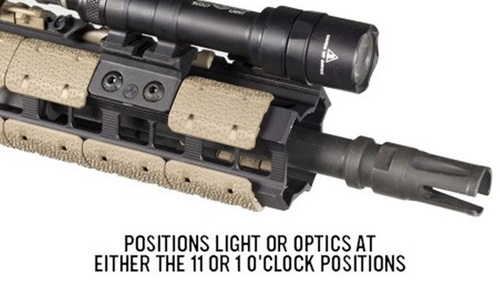 Magpul - M-LOK® Polymer Offset Light Mount - černý - MAG605-BLK