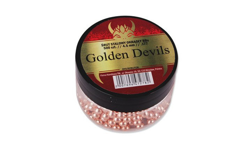 Golden Devils - Ocelové kuličky - 500 ks - 4,5 mm