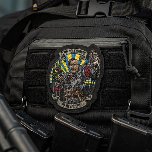 M-Tac - nášivka Zero Tolerance - výšivka - Cordura 500D - žlutá/modrá - 51490002