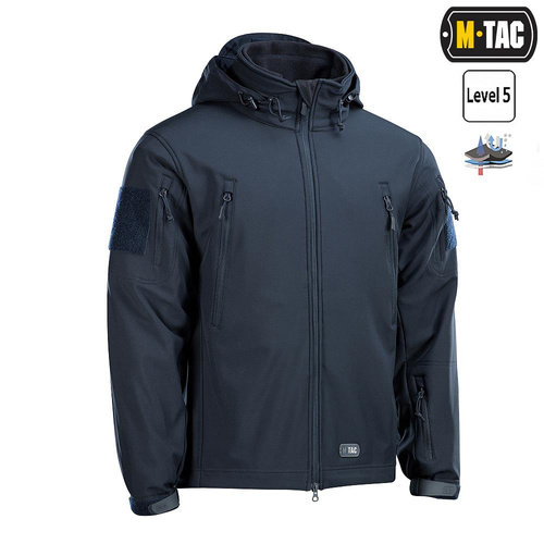 M-Tac - Softshell s fleecovou vložkou - tmavě modrá - MTC-SJWL-DNB