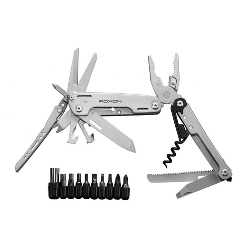 Roxon - Multitool S801S se sadou bitů - perleťově šedá - CM1334