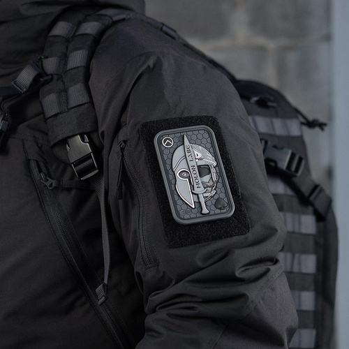 M-Tac - Morální nášivka - Molon Labe Ace 3D PVC - šedá - 51127011.