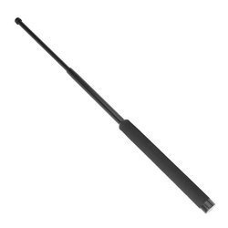 GS - Teleskopický obušek s pěnovou rukojetí - 26'' - Středně uhlíková ocel - Černá - TK-0111-26F