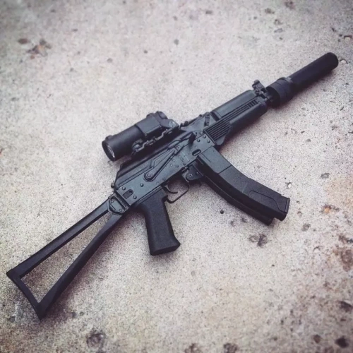 LCT - Replika samopalu PP-19-01 Vitiaz - černá - LCT-01-010638