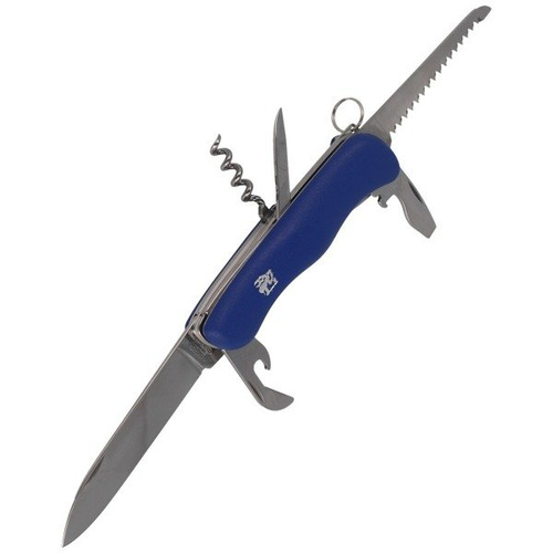 Mikov - Multifunkční kapesní nůž Praktik 110 mm - 6 nástrojů - modrý - 115-NH-6/AK BLU
