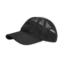 Helikon - Baseballová čepice se síťovinou - černá - CZ-BBM-PO-01