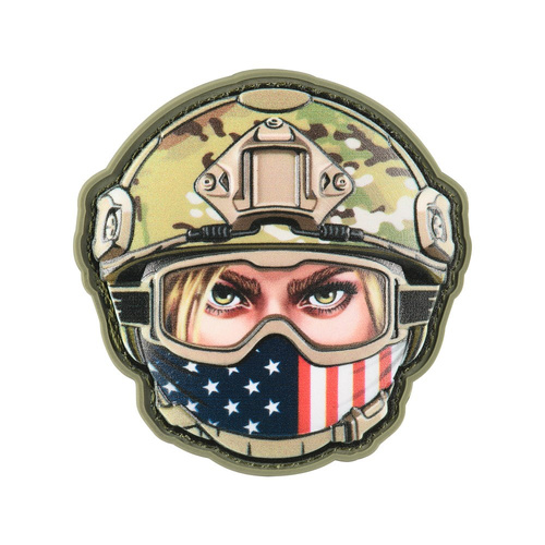 M-Tac - Emoji USA Girl Patch #1 - PVC 3D - Camo - 51354003