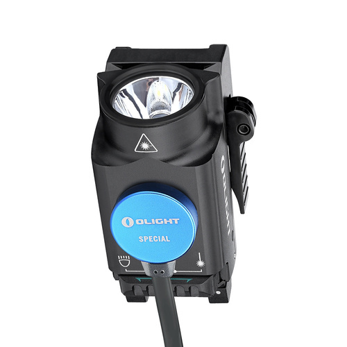 Olight - Světlo na zbraň s laserovým zaměřovačem BALDR Mini - 600 lumenů - černé