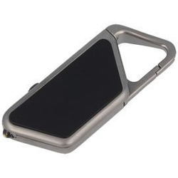 ASP - Sapphire USB LED hliníková dobíjecí svítilna - černá - 53600